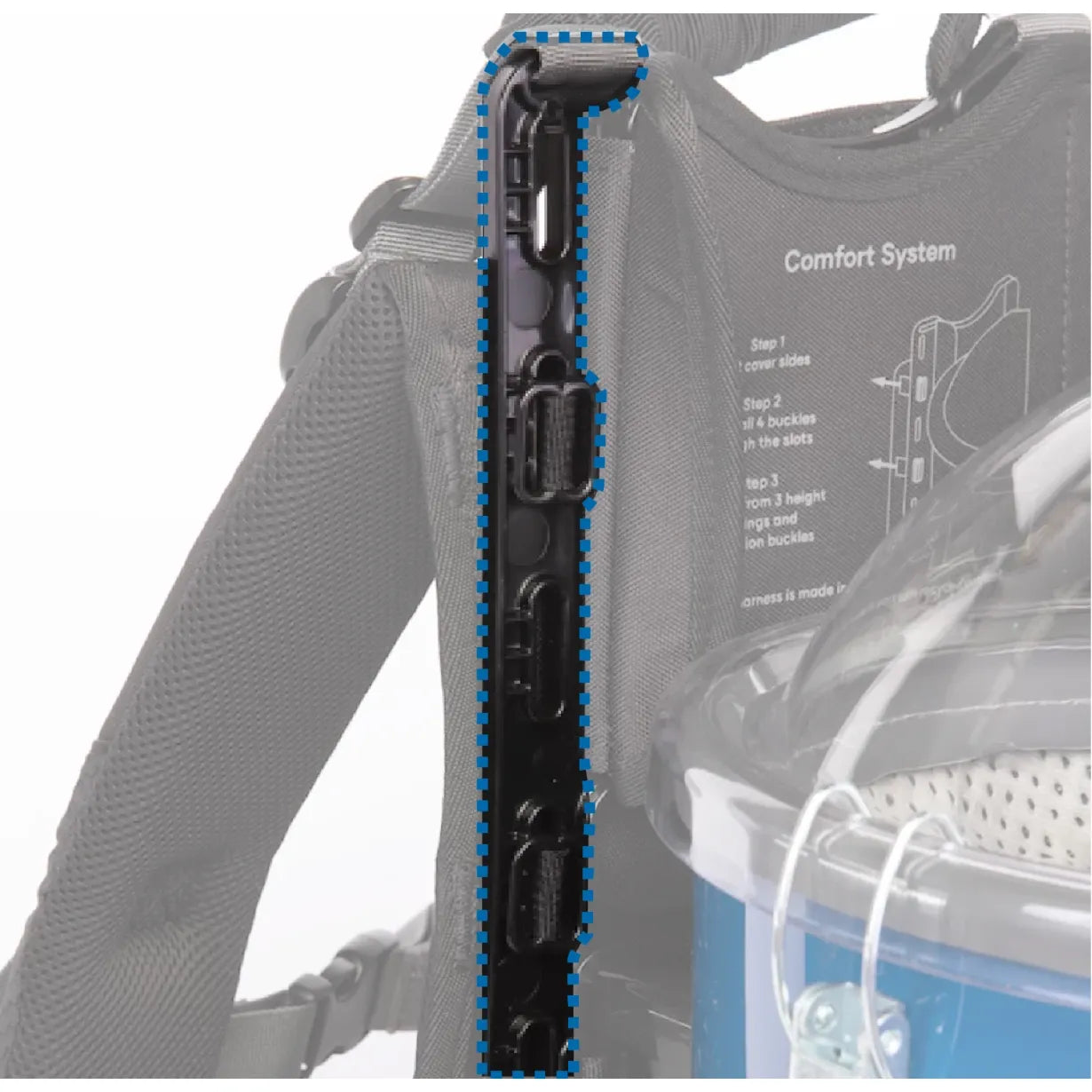 PACVAC HARNESS KIT BACK & SHOULDER SUPPORT FOR 700 SERIES *New*