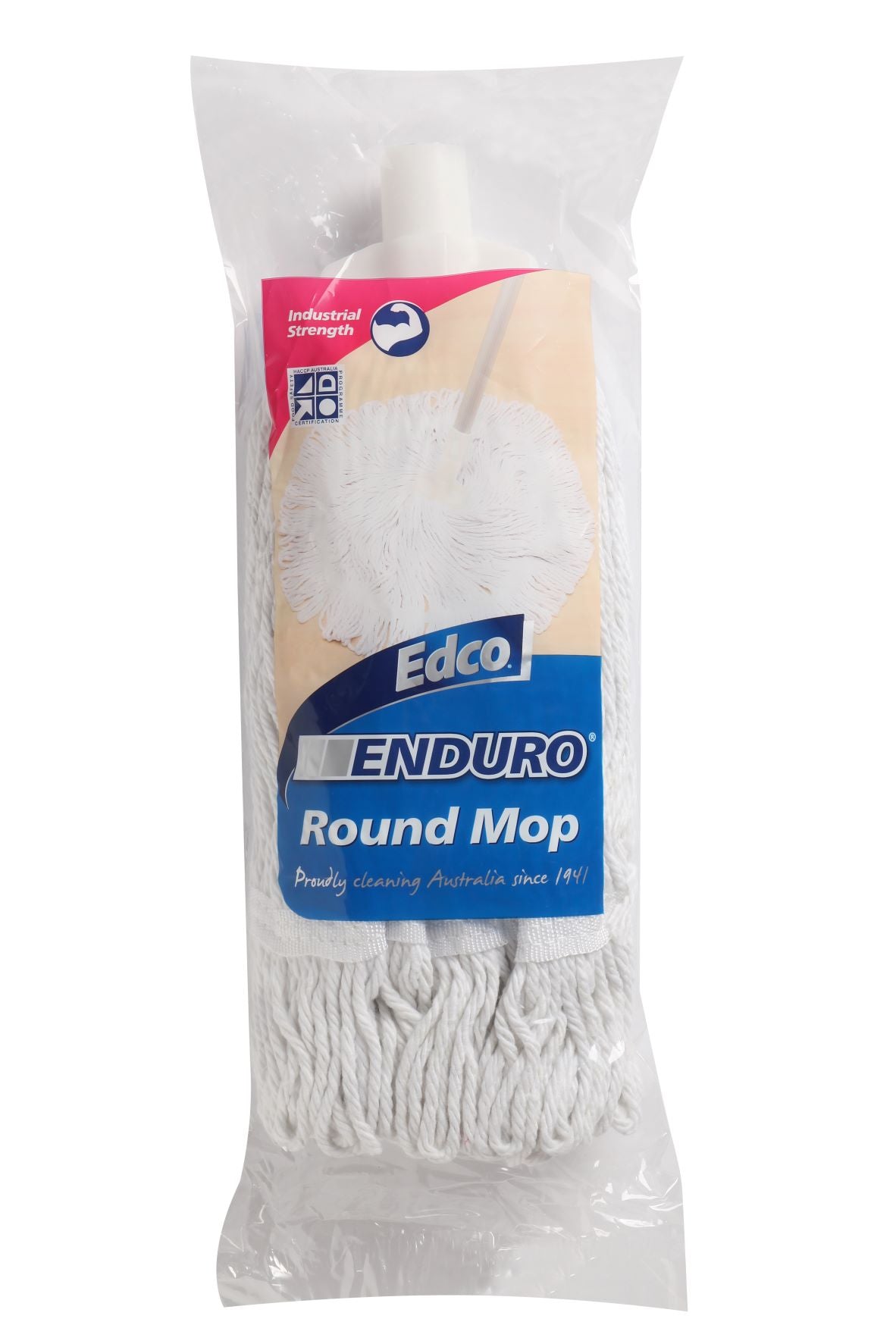 EDCO ENDURO ROUND MOP HEAD WHITE - 350G/27CM