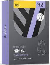 Load image into Gallery viewer, N2 - ULTRACLEAN NILFISK SPRINT SMS MULTI LAYERED VACUUM BAGS 5 PACK