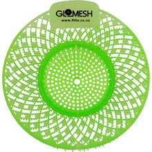 Load image into Gallery viewer, GLOMESH Spiral Biological Urinal Screen with Anti Splash - Cucumber