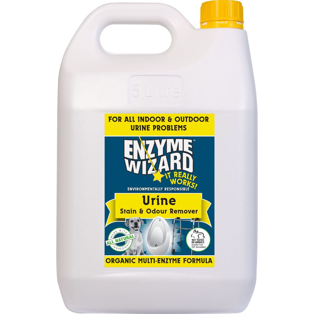 ENZYME WIZARD URINE STAIN & ODOUR REMOVER 5 LITRE