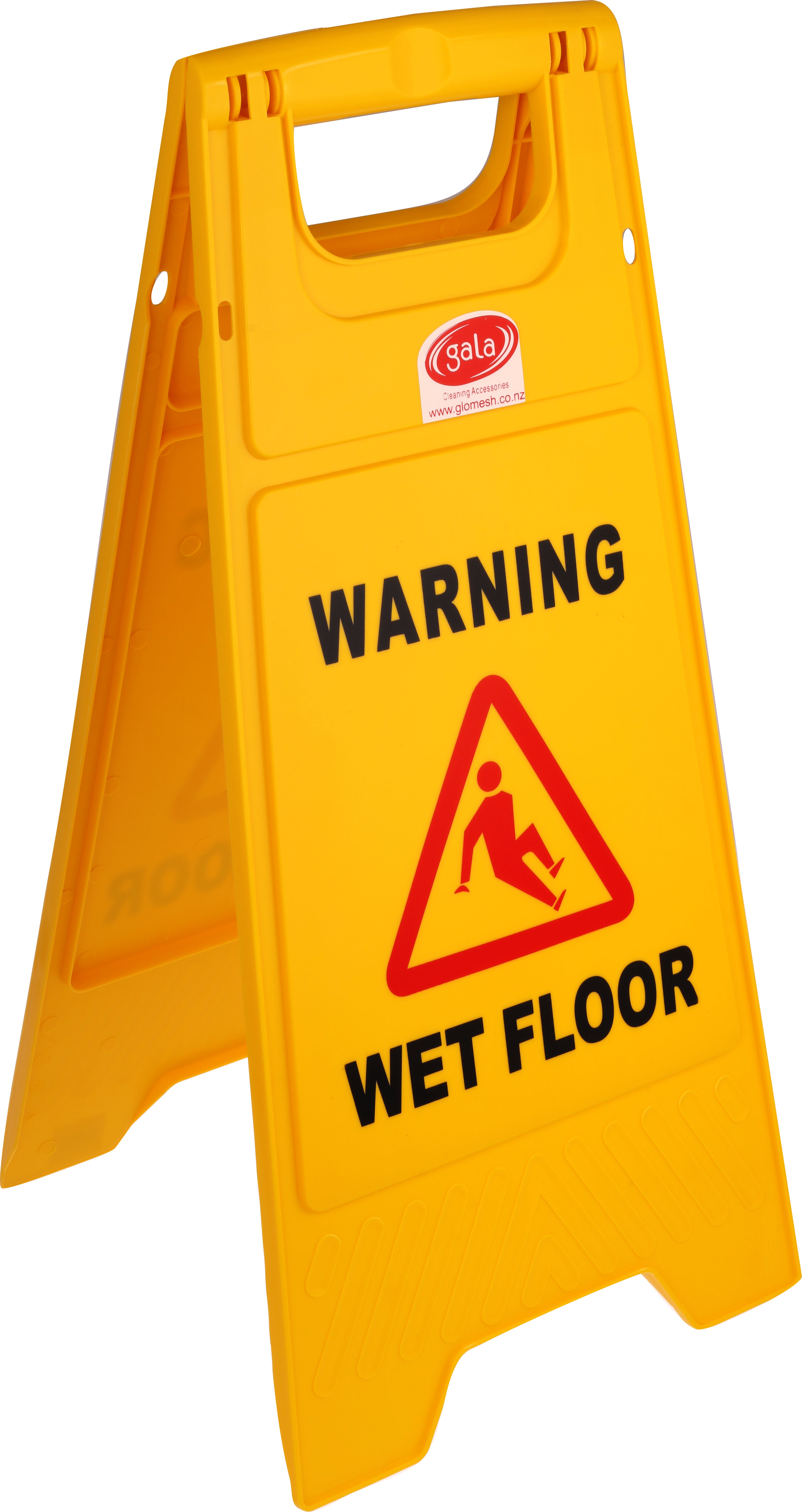 GALA A-FRAME SAFETY SIGN - "WET FLOOR" YELLOW