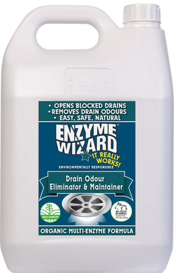 ENZYME WIZARD DRAIN ODOUR ELIMINATOR - 5L (MOQ 3)