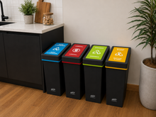 Load image into Gallery viewer, SABCO RECYCLING STATION 40LT BIN - WITH BLUE LID