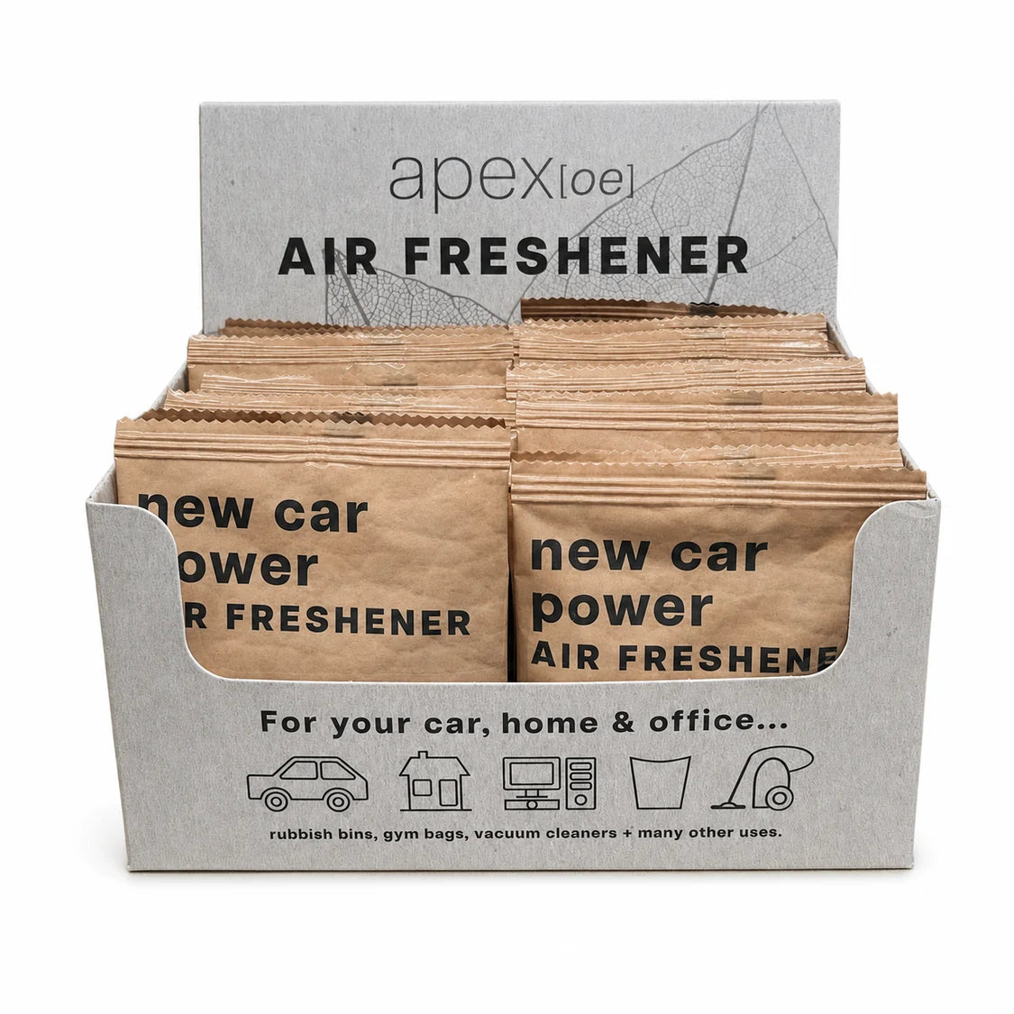 WOODEN BEADS FRAGANCE SACHET - NEW CAR POWER