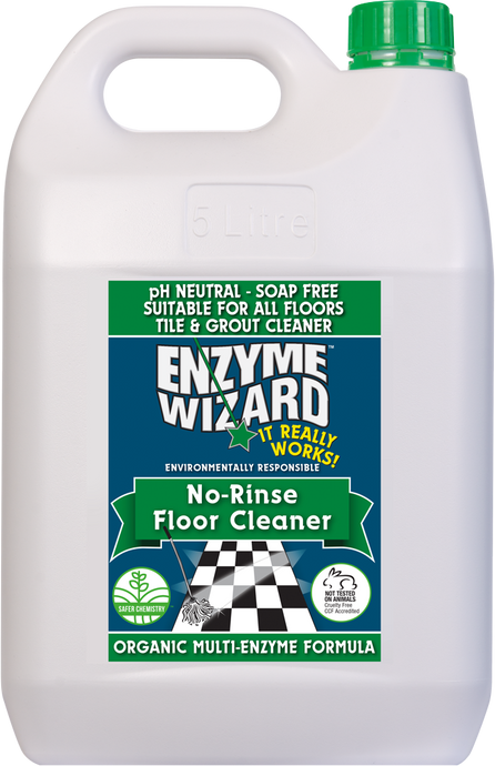 ENZYME WIZARD NO RINSE FLOOR CLEANER 5 LITRE