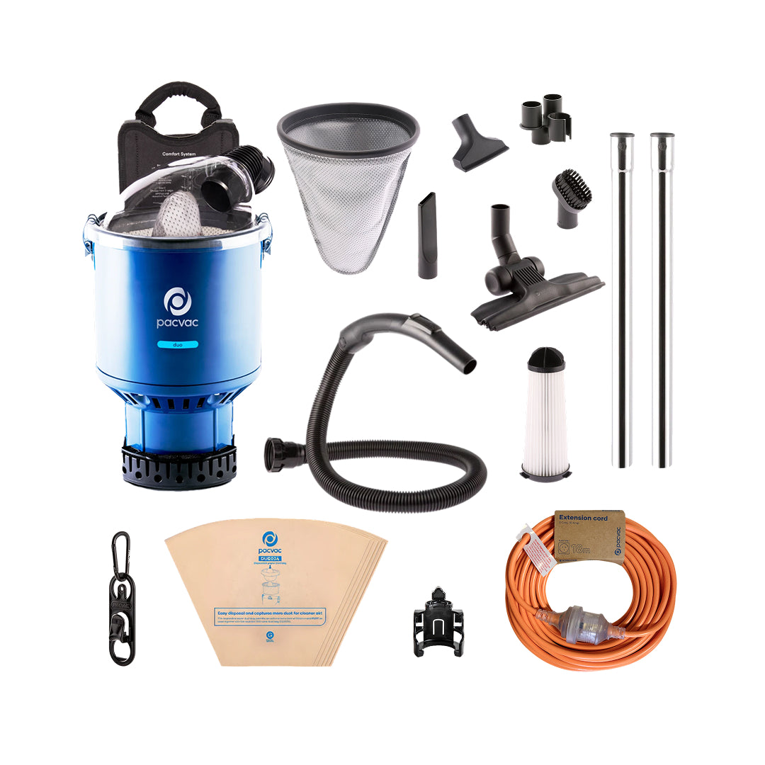 PACVAC SUPERPRO DUO BACKPACK VACUUM CLEANER