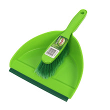 Load image into Gallery viewer, SABCO DUST/PAN BRUSH SET - GREEN