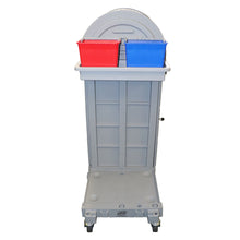 Load image into Gallery viewer, SABCO PROFESSIONAL LOCKABLE JANITOR CART WITH HOOD