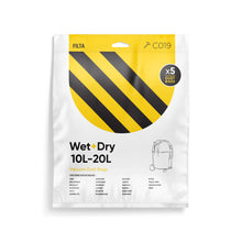 Load image into Gallery viewer, FILTA WET &amp; DRY 20LT SMS MULTI LAYERED VACUUM CLEANER BAGS 5 PACK (C019)