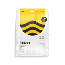 Load image into Gallery viewer, FILTA PACVAC SUPERPRO PAPER VACUUM CLEANER BAGS 10 PACK (C065)