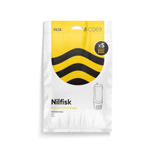 Load image into Gallery viewer, FILTA NILFISK GD5, GD10 SMS MULTI LAYERED VACUUM CLEANER BAGS 5 PACK (C069)