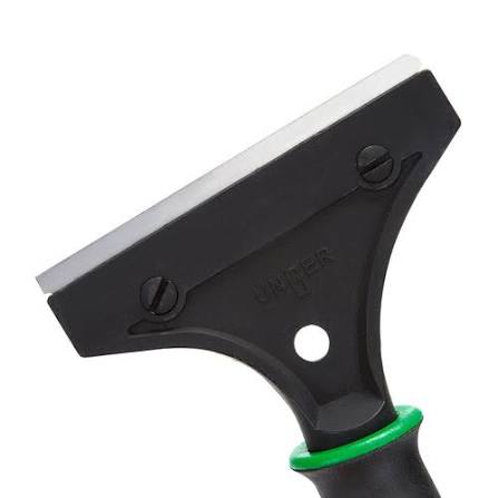 UNGER GLASS ERGO TEC HANDLE SCRAPER 10CM BLADE