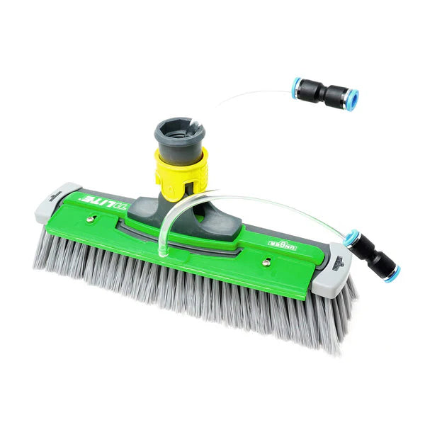 UNGER  POWER BRUSH, BUMPER, SWIVEL FUNCTION, RINSE BAR 42CM - GREY UNSPLICED BRISTLES