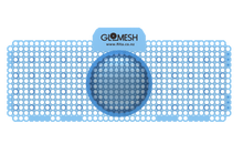 Load image into Gallery viewer, GLOMESH Spiral Biological Trough Urinal Screen with Anti Splash - Ocean Mist