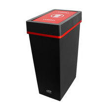 Load image into Gallery viewer, SABCO RECYCLING STATION 40LT BIN - WITH RED LID ( LANDFILL )