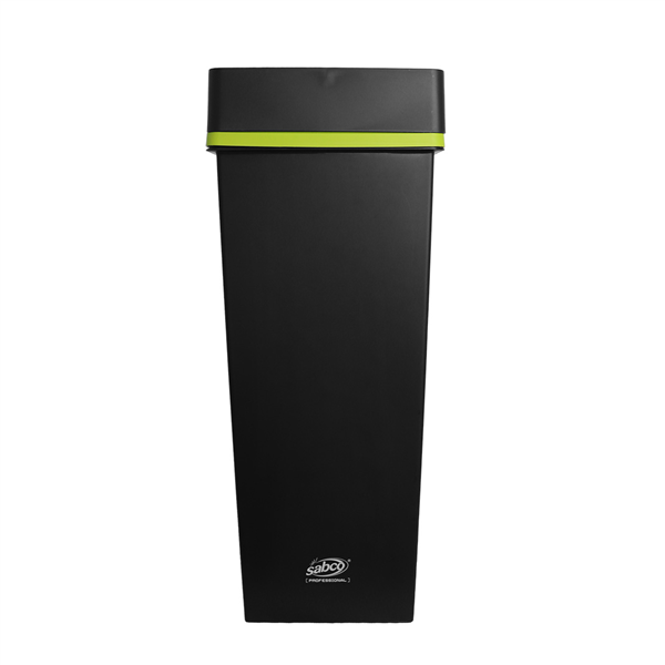 SABCO RECYCLING STATION 40LT BIN - WITH GREEN LID ( ORGANICS )