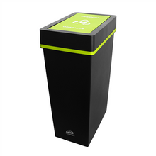 Load image into Gallery viewer, SABCO RECYCLING STATION 40LT BIN - WITH GREEN LID ( ORGANICS )