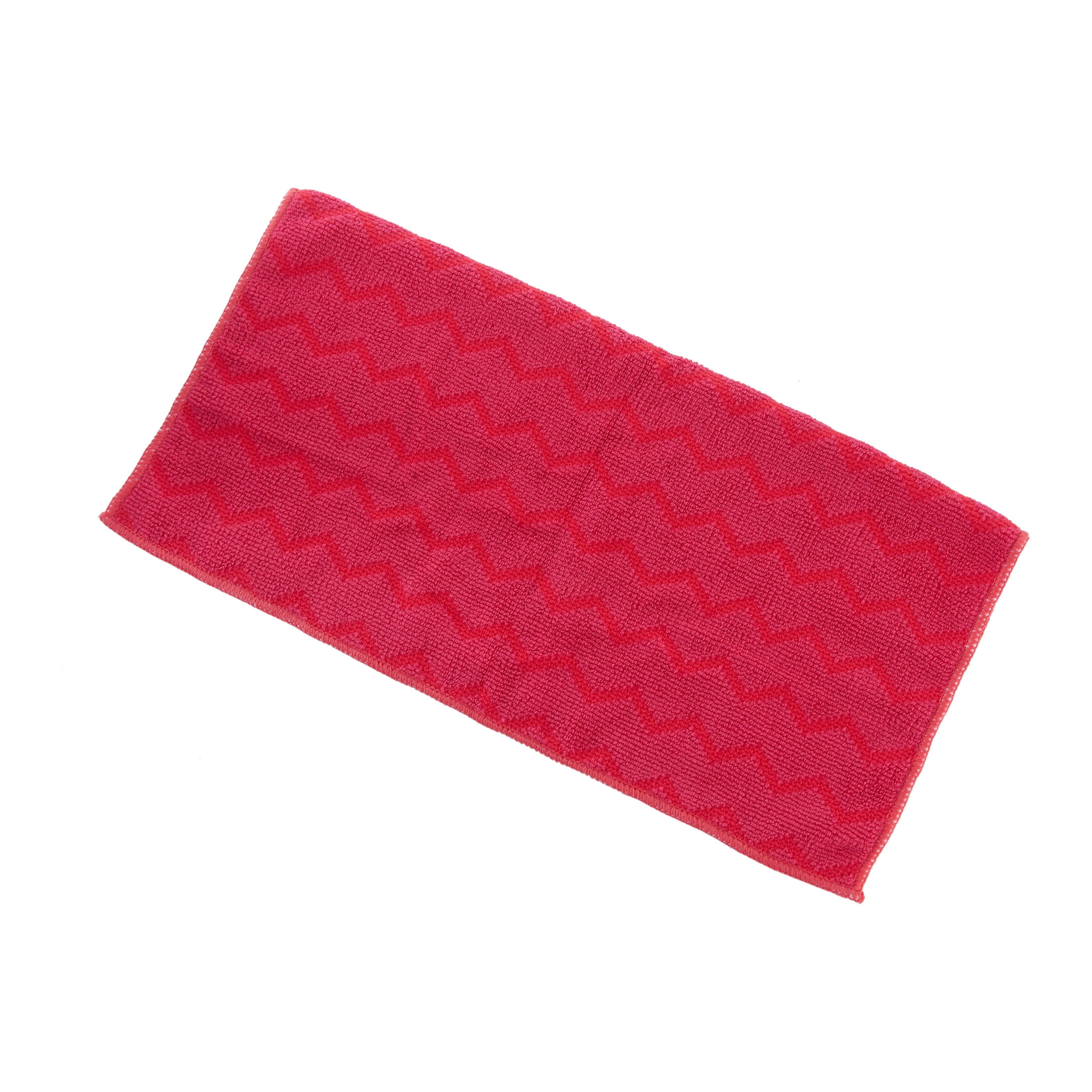 Red Hazard Rag TRUST U-RAG DOUBLE CONSTRUCTION 40cm x 40cm MICROFIBRE CLOTH - Red ...