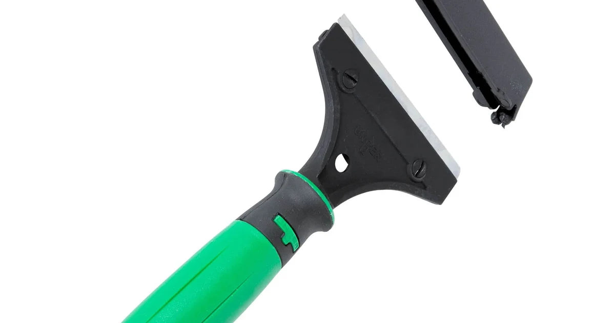UNGER GLASS ERGO TEC HANDLE SCRAPER 10CM BLADE