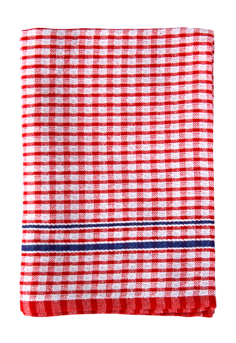 FILTA COTTON TEA TOWEL BLUE/RED (45CM X 65CM)