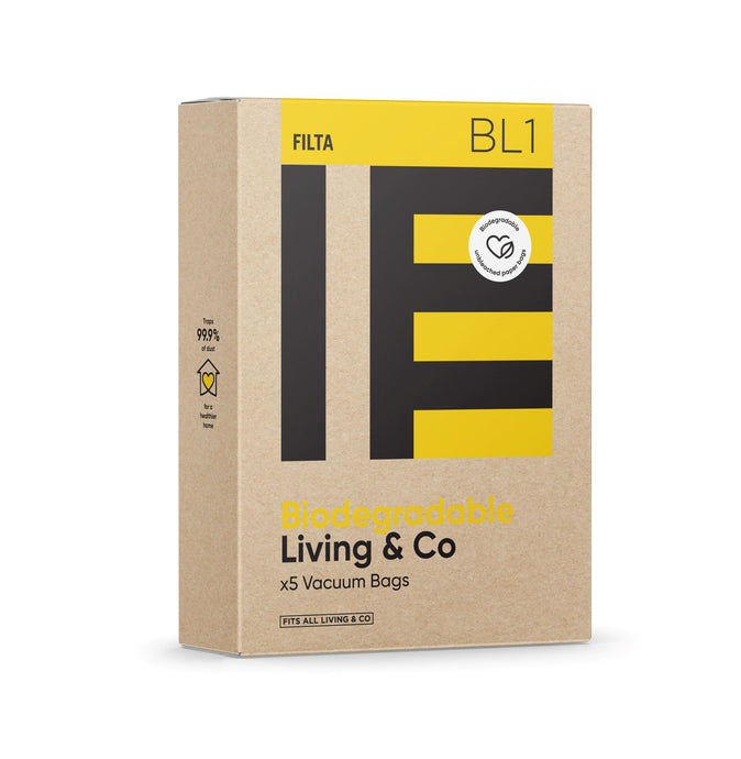 BL1 -ULTRACLEAN LIVING & CO PAPER VACUUM BAGS 5 PK