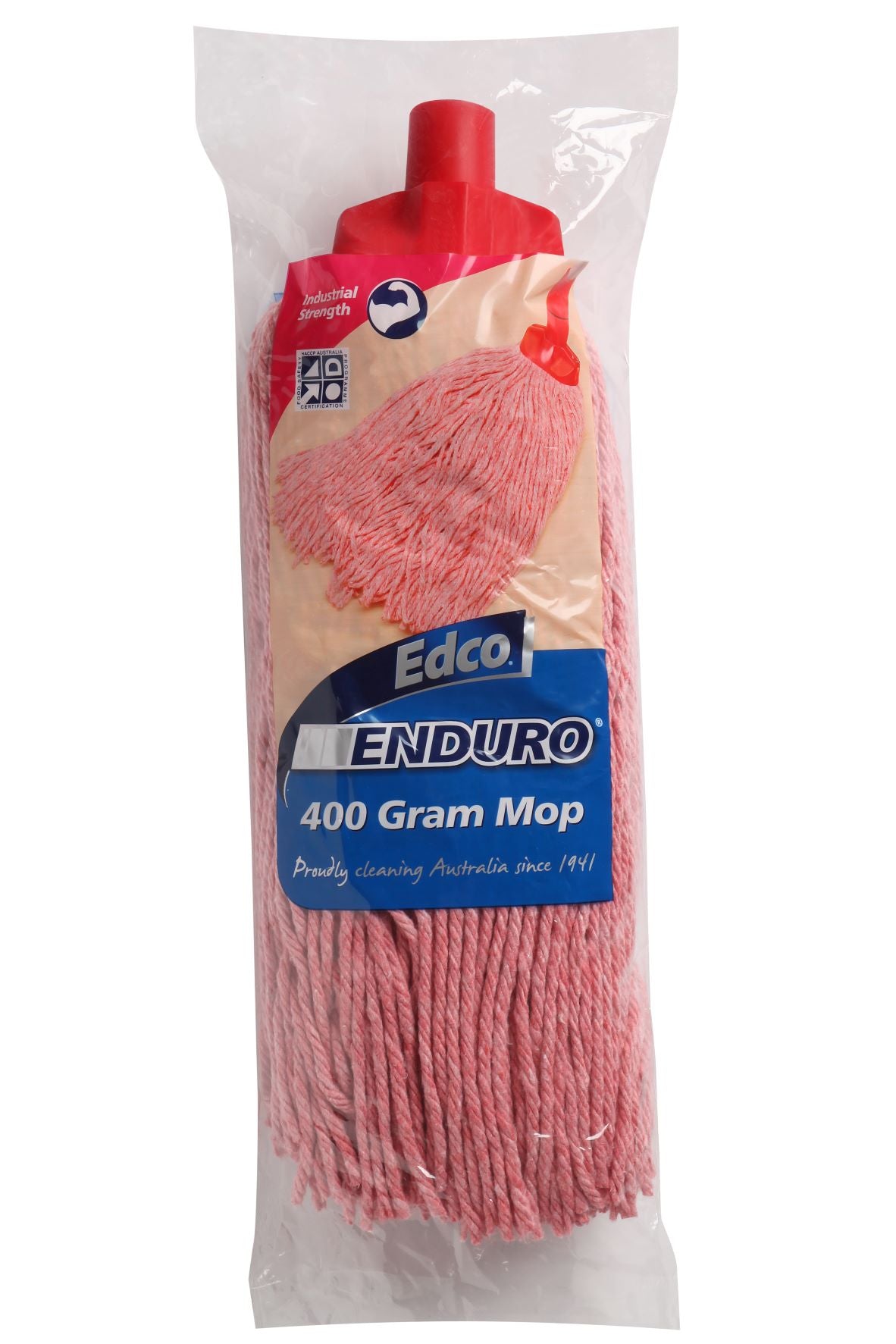 EDCO ENDURO MOP HEAD RED - 400G/30CM
