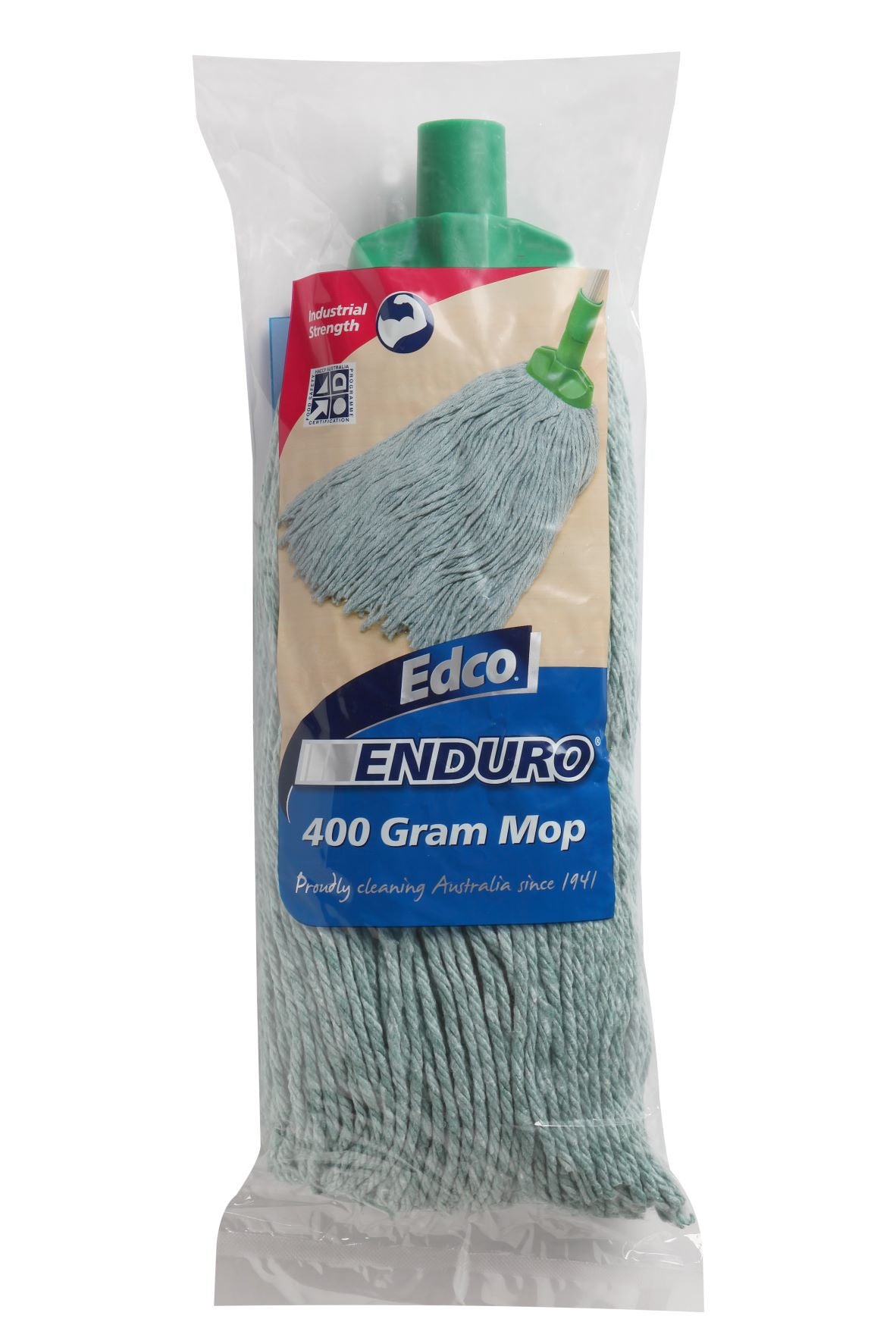 EDCO ENDURO MOP HEAD GREEN - 400G/30CM