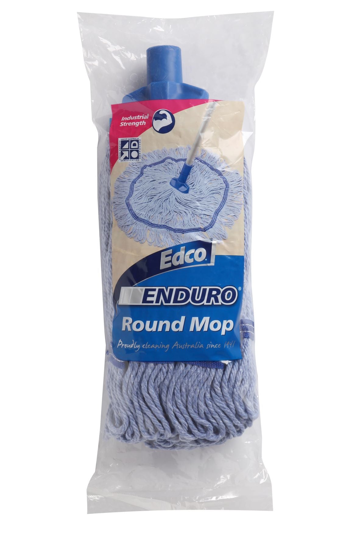 EDCO ENDURO ROUND MOP HEAD BLUE - 350G/27CM