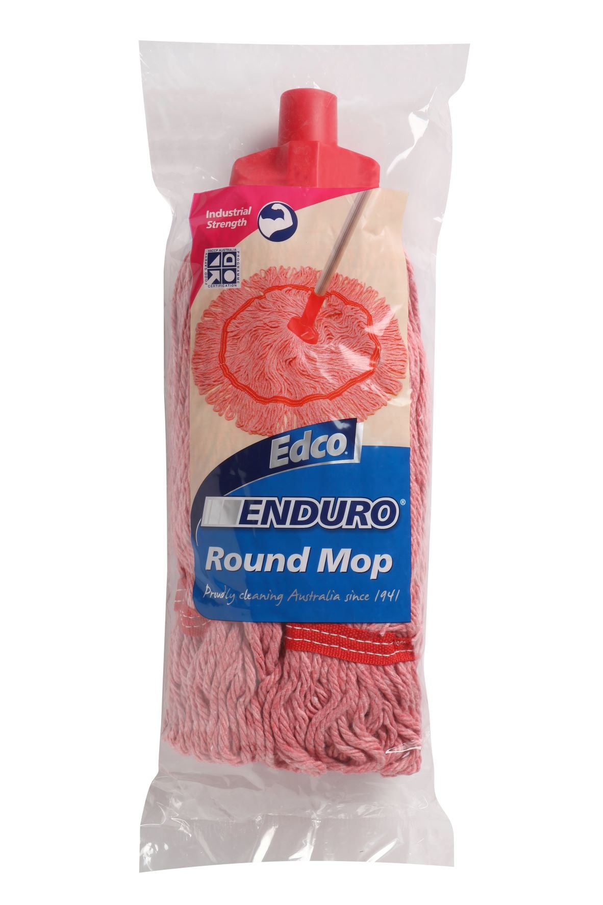 EDCO ENDURO ROUND MOP HEAD RED - 350G/27CM