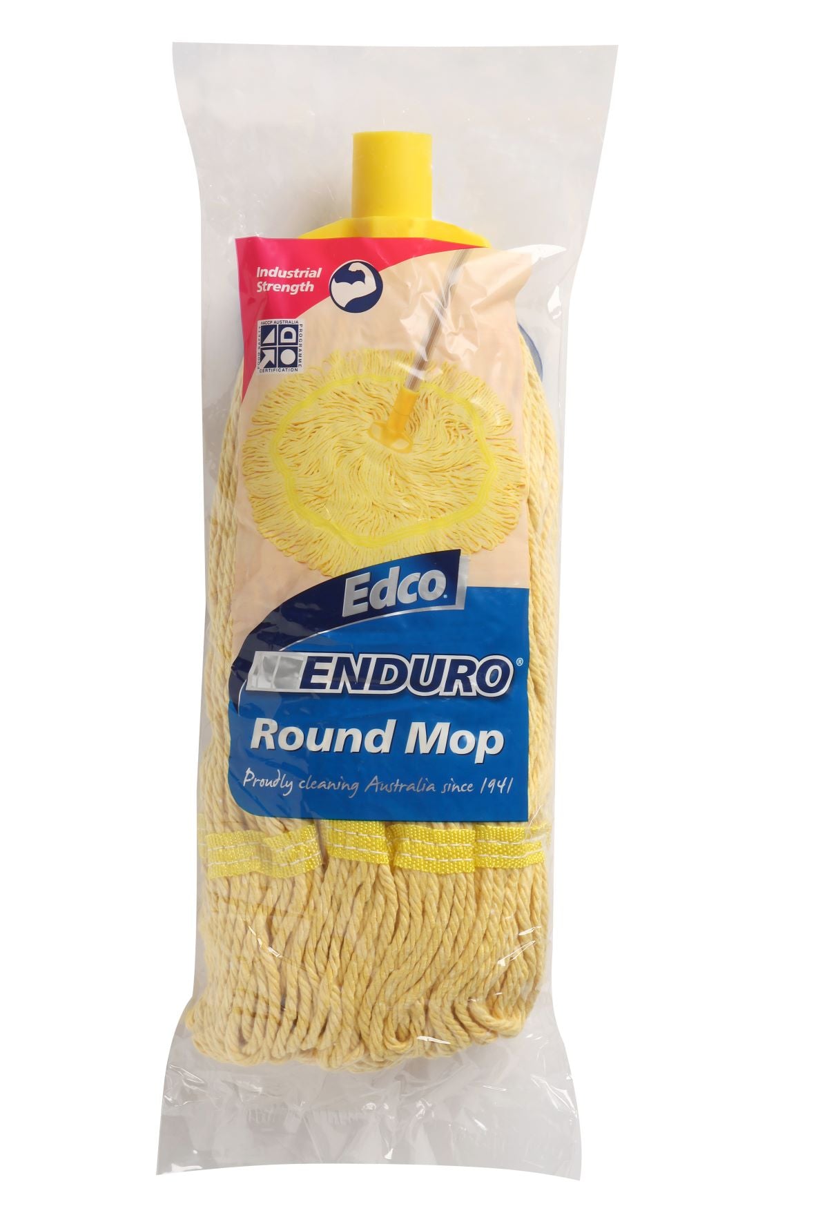 EDCO ENDURO ROUND MOP HEAD YELLOW - 350G/27CM