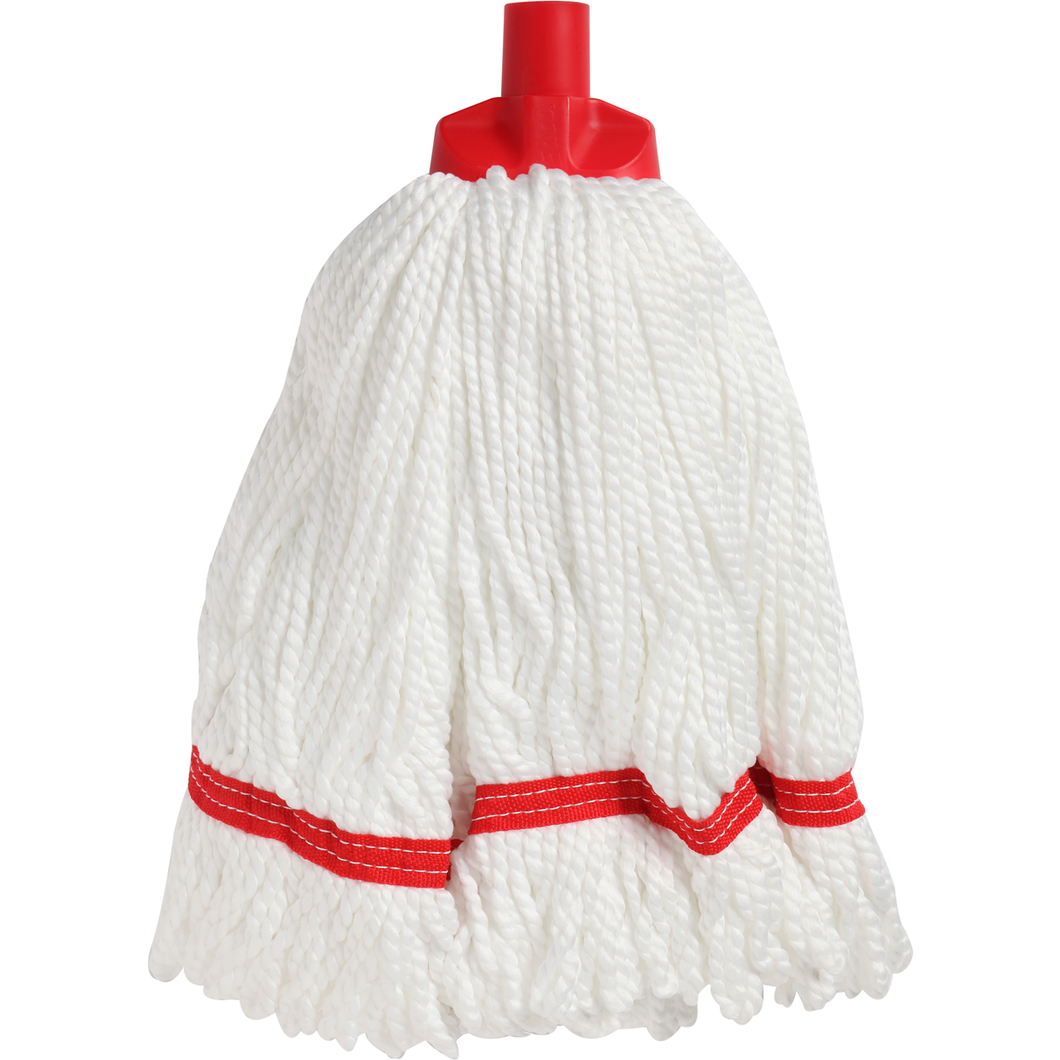 EDCO MICROFIBRE ROUND MOP HEAD RED - 350G/27CM