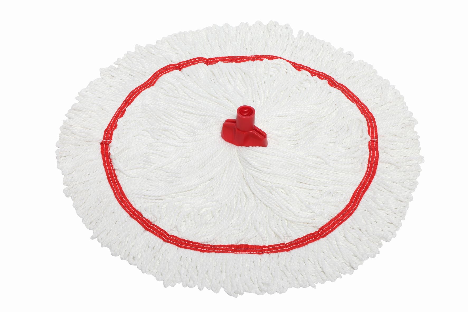 EDCO MICROFIBRE ROUND MOP HEAD RED - 350G/27CM