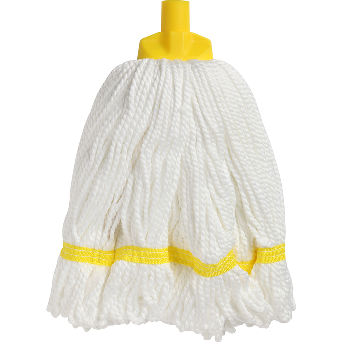 EDCO MICROFIBRE ROUND MOP HEAD YELLOW - 350G/27CM