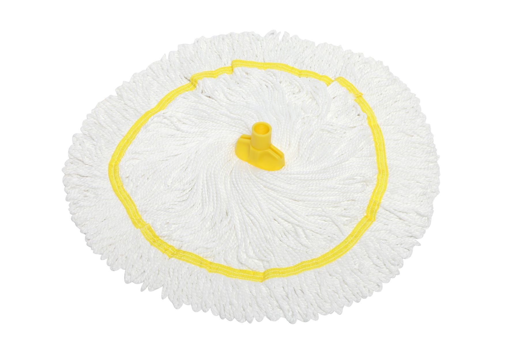 EDCO MICROFIBRE ROUND MOP HEAD YELLOW - 350G/27CM