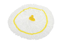 Load image into Gallery viewer, EDCO MICROFIBRE ROUND MOP HEAD YELLOW - 350G/27CM