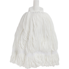 Load image into Gallery viewer, EDCO MICROFIBRE ROUND MOP HEAD WHITE - 350G/27CM