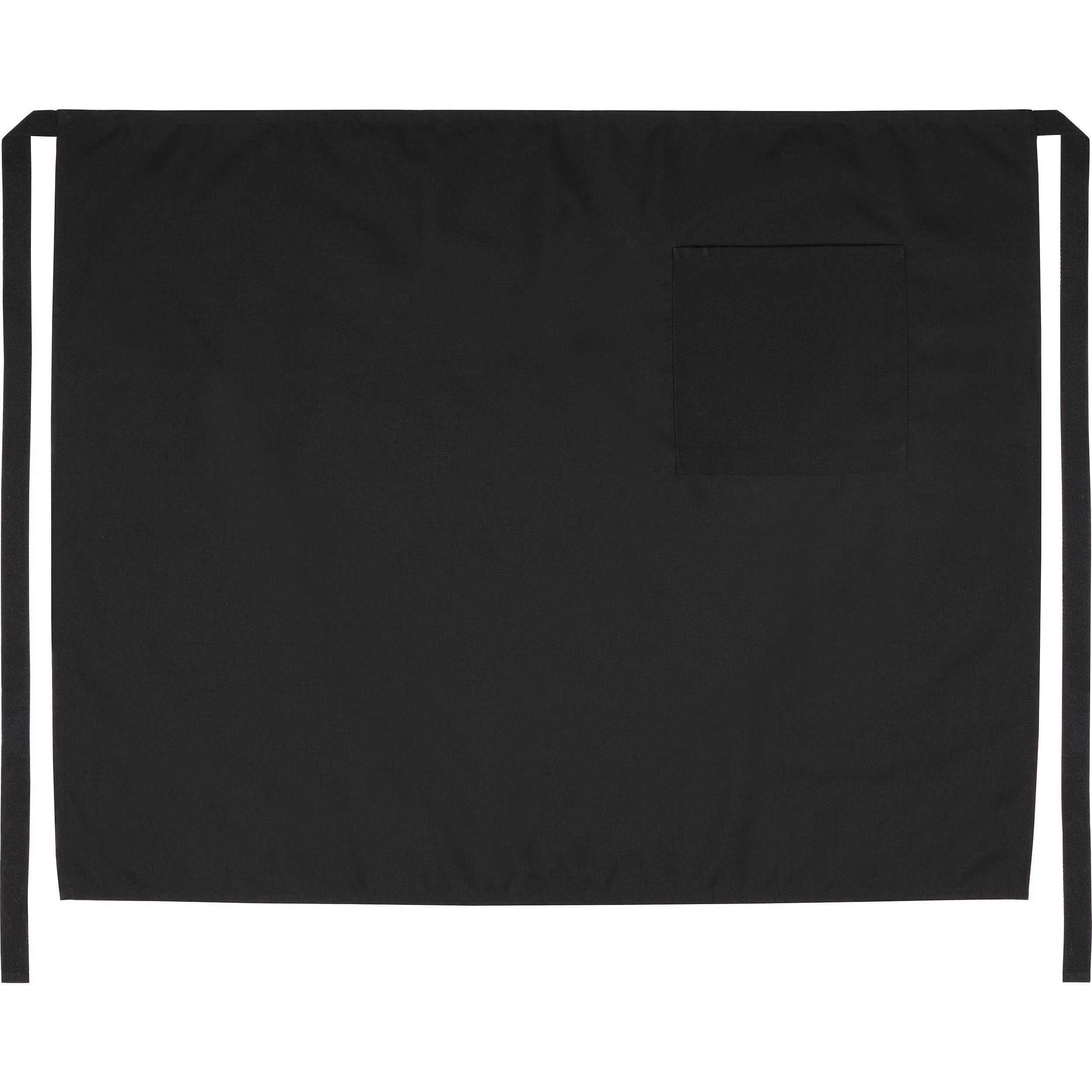 FILTA FULL LENGTH WAIST APRON WITH POCKET BLACK