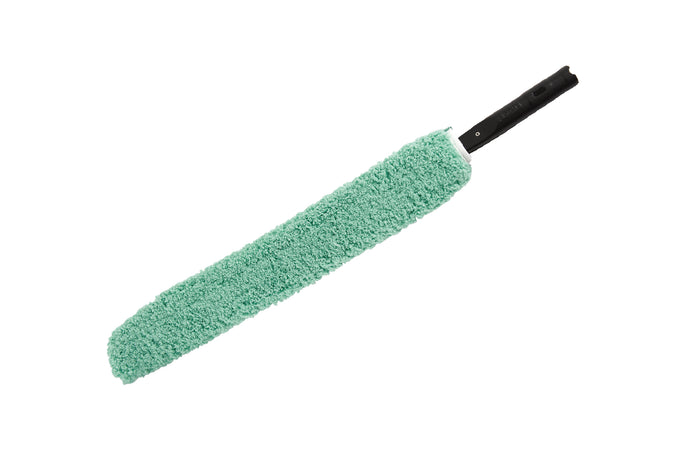 TRUST U-RAG Quick-Connect Flexible Dusting Wand with Microfiber Sleeve - Green