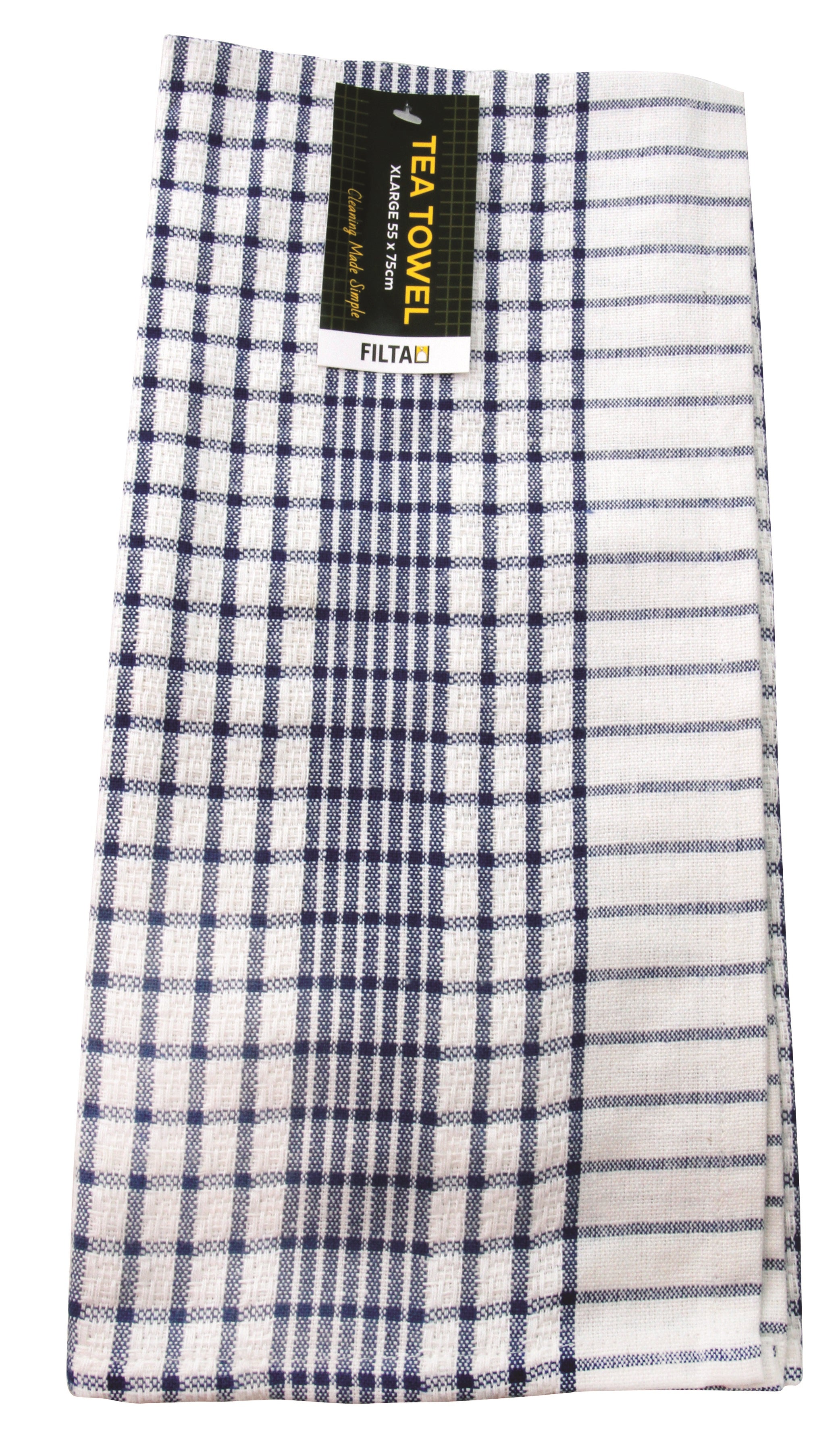 FILTA XL COTTON TEA TOWEL BLUE (55CM X 75CM)