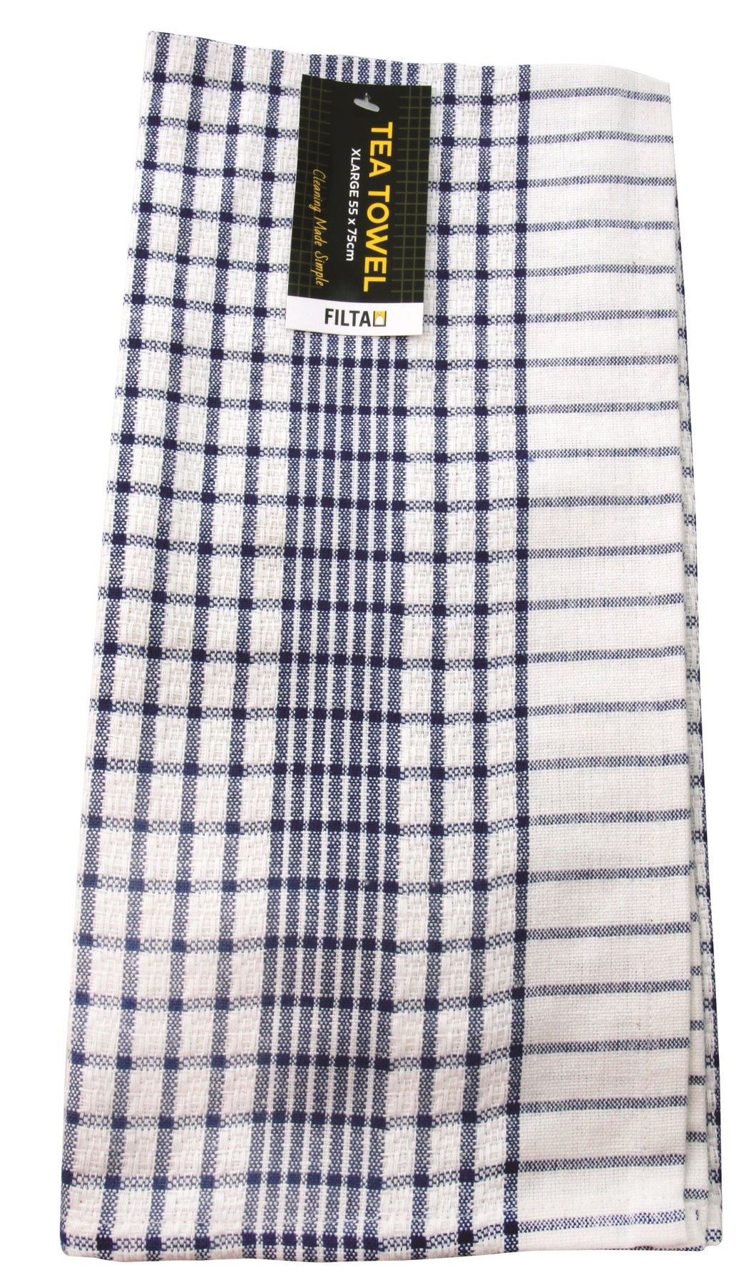 FILTA XL COTTON TEA TOWEL BLUE (55CM X 75CM)