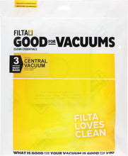 Load image into Gallery viewer, FILTA CVS COMMON TYPES SMS MULTI LAYERED VACUUM CLEANER BAGS 3 PACK (F007)
