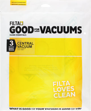 FILTA CVS COMMON TYPES SMS MULTI LAYERED VACUUM CLEANER BAGS 3 PACK (F007)