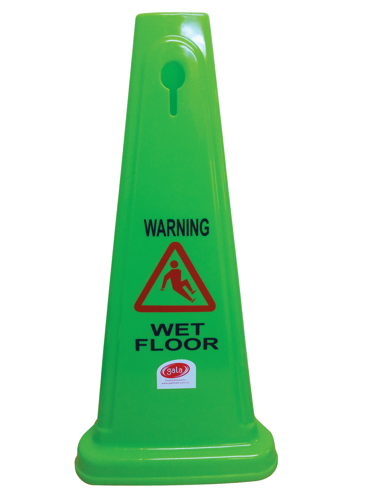 GALA SAFETY CONE - "WET FLOOR" GREEN 680MM