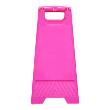 GALA A-FRAME SAFETY SIGN - BLANK PINK