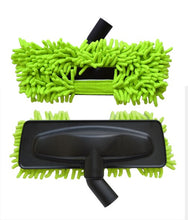 Load image into Gallery viewer, FILTA DUST MOP FLOOR TOOL WITH MICROFIBRE PAD 32MM X 320MM WIDE - BLACK &amp; GREEN