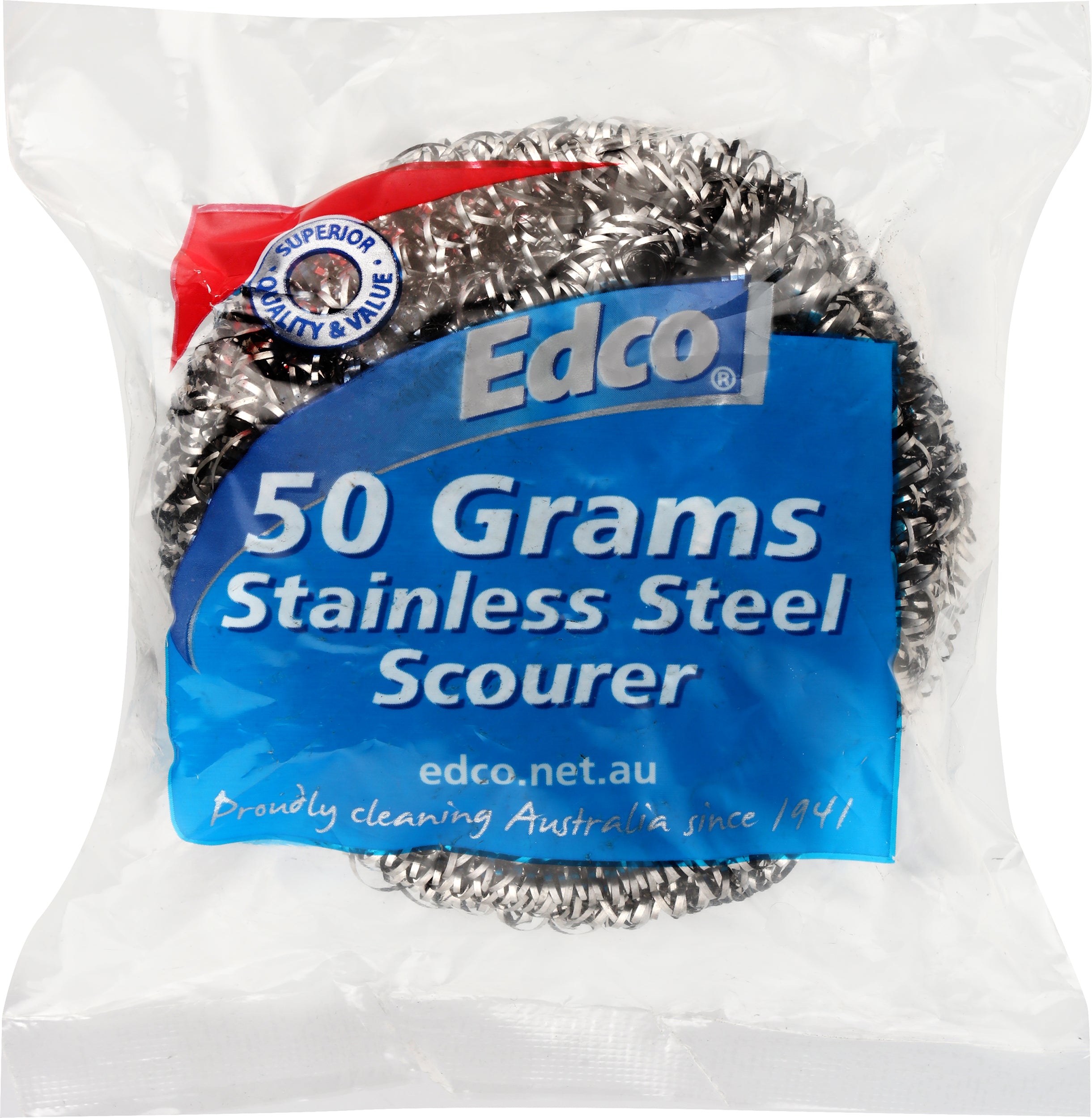 EDCO STAINLESS STEEL SCOURER 50GRAM