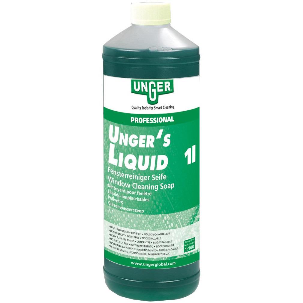 UNGER LIQUID GLASS CLEANER 1 LITRE