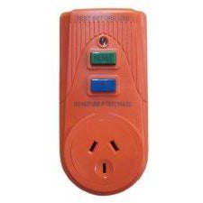 FILTA RESIDUAL CURRENT DEVICE WITH SOCKET - ORANGE