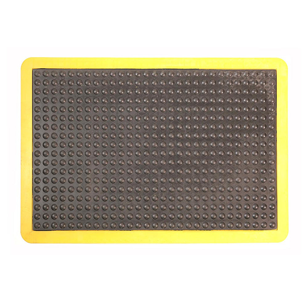 BUBBLE MAT - 900mm X 600mm - Black/Yellow